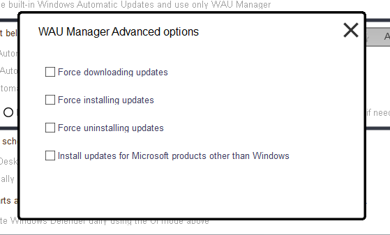 WindowsUpdateを柔軟にコントロールできるインストール不要ソフト 『WAU Manager』