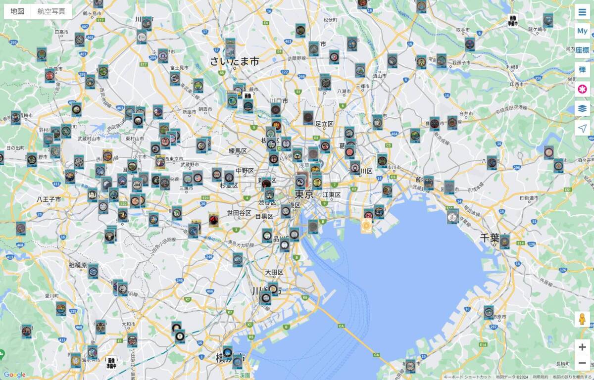 日本全国のマンホールカードをマップ上に表示したWebサービス 『マンホールカードマップ』