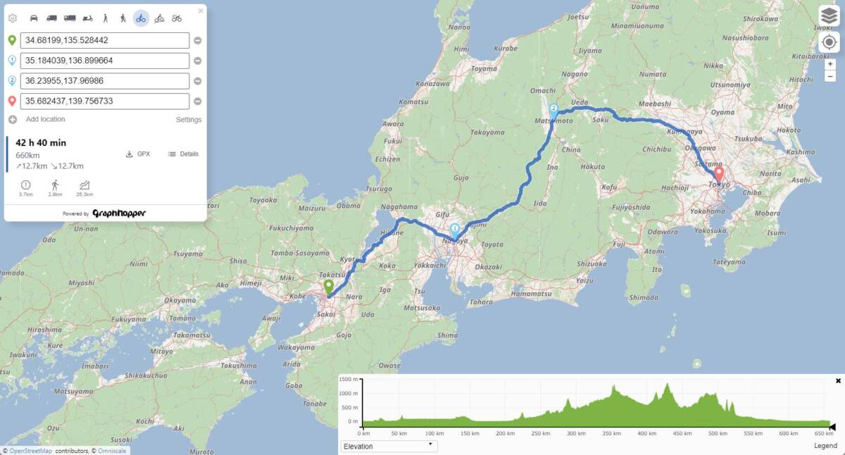 ビジネスやドライブに便利!! 複数地点もルート検索可能な使いやすいWebサービス 『GraphHopper Maps』