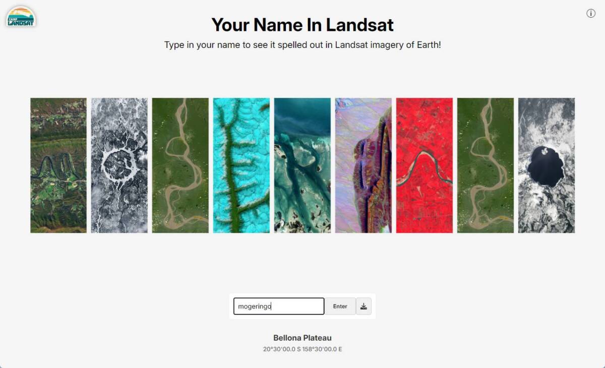 自分の名前を衛星写真で見つけてくれる面白いWebサービス 『Your Name in Landsat』