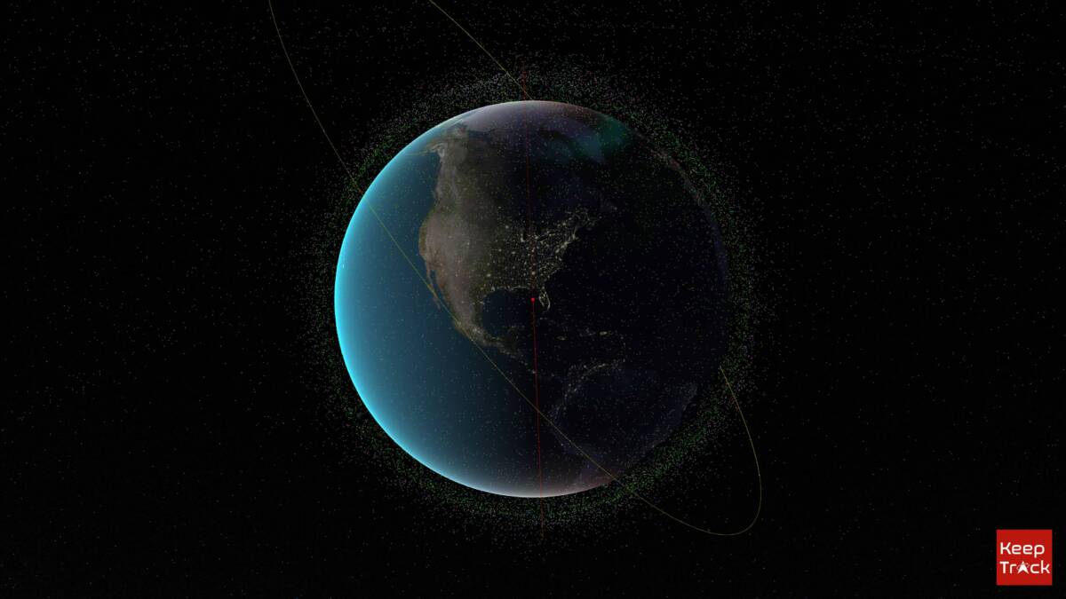 リアルタイムで地球上の人工衛星を表示するWebサービス 『Keep Track』