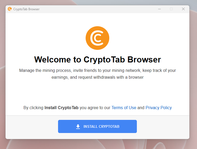 BitCoinをマイニングしながら稼げるChromeベースのWebブラウザ 『CryptoTab』