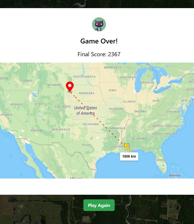 激ムズ!! 衛星写真から場所を当てるGeoGuessrみたいなゲーム 『EarthGuessr』