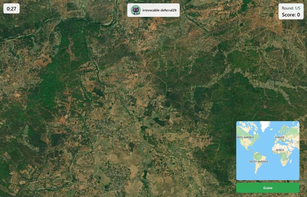 激ムズ!! 衛星写真から場所を当てるGeoGuessrみたいなゲーム 『EarthGuessr』