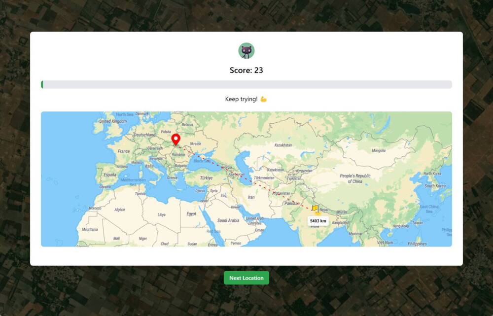 激ムズ!! 衛星写真から場所を当てるGeoGuessrみたいなゲーム 『EarthGuessr』