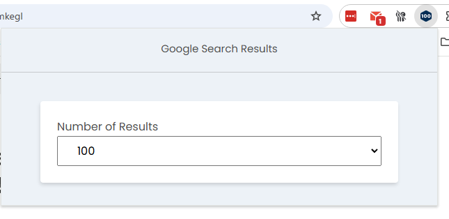 Google検索結果を100件に拡張する便利なChrome拡張機能 『Google 100 Results』