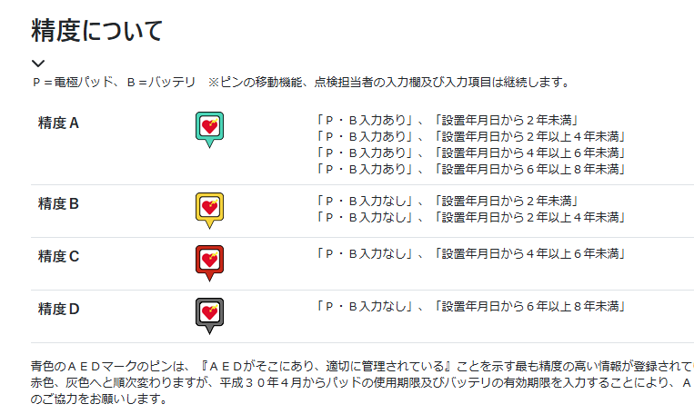 いざという時に必ず役立つAED設置場所が分かるWebサービス 『財団全国AEDマップ』