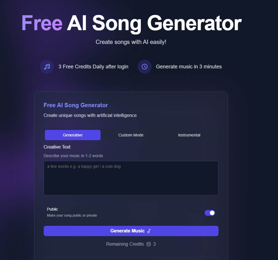 毎日無料で高品質な音楽を作って歌ってくれるWebサービス 『AI-Song』