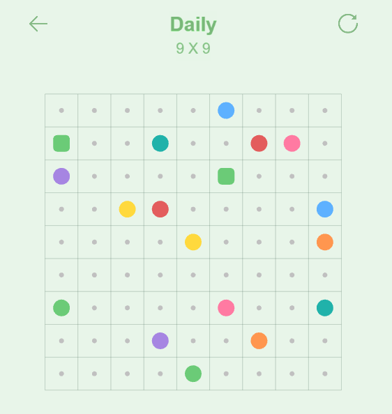 マスの中で線を繋いでいく思わずハマるパズルゲーム 『Flow Free Game』