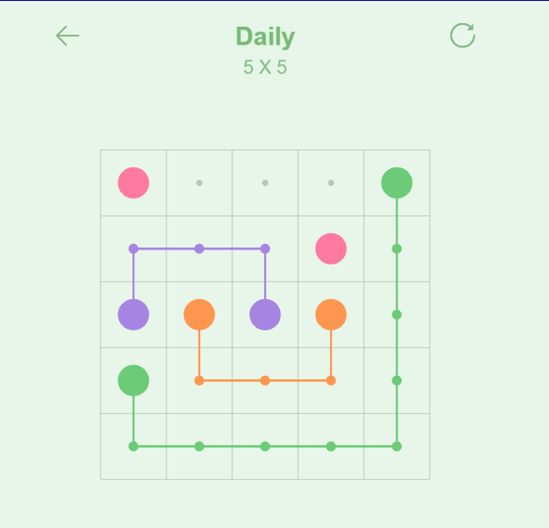 マスの中で線を繋いでいく思わずハマるパズルゲーム 『Flow Free Game』
