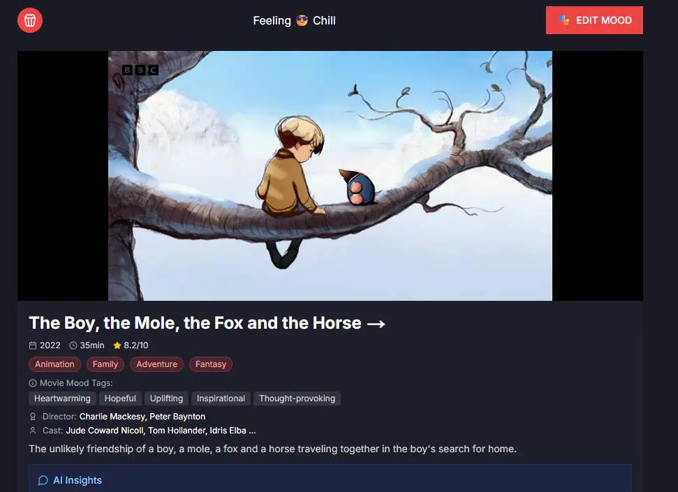自分の今の気分に合わせて映画紹介してくれるWebサービス 『MoodieMovie』