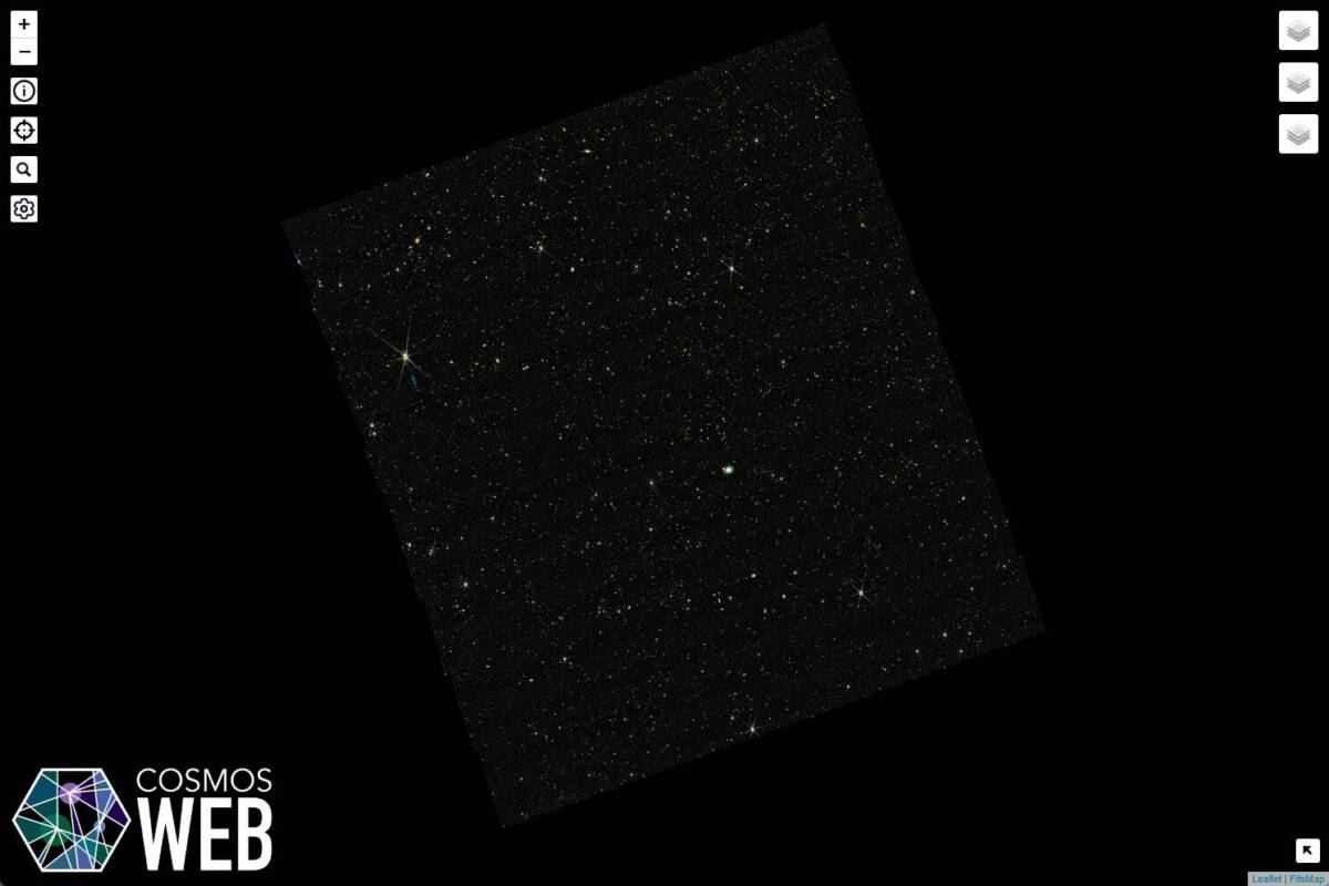 80万個もの銀河が見れる広大過ぎるWebマップ 『COSMOS-Web』