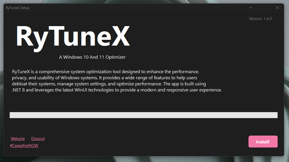 Windowsを徹底的に最適化、プリインストールアプリ削除できるPC最適化ツール 『RyTuneX』