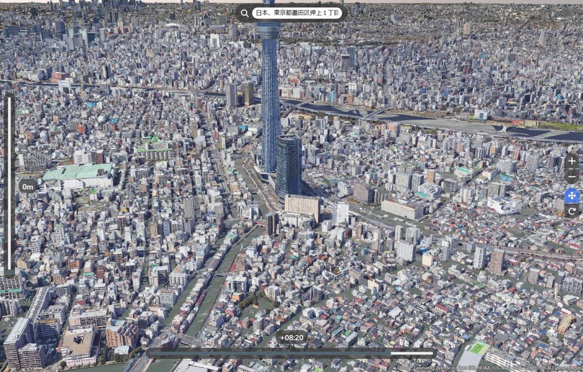 リアル過ぎて怖い!! 海面上昇すると街がどうなるのかを見れるWebサービス 『Sea Level Rise 3D Map』