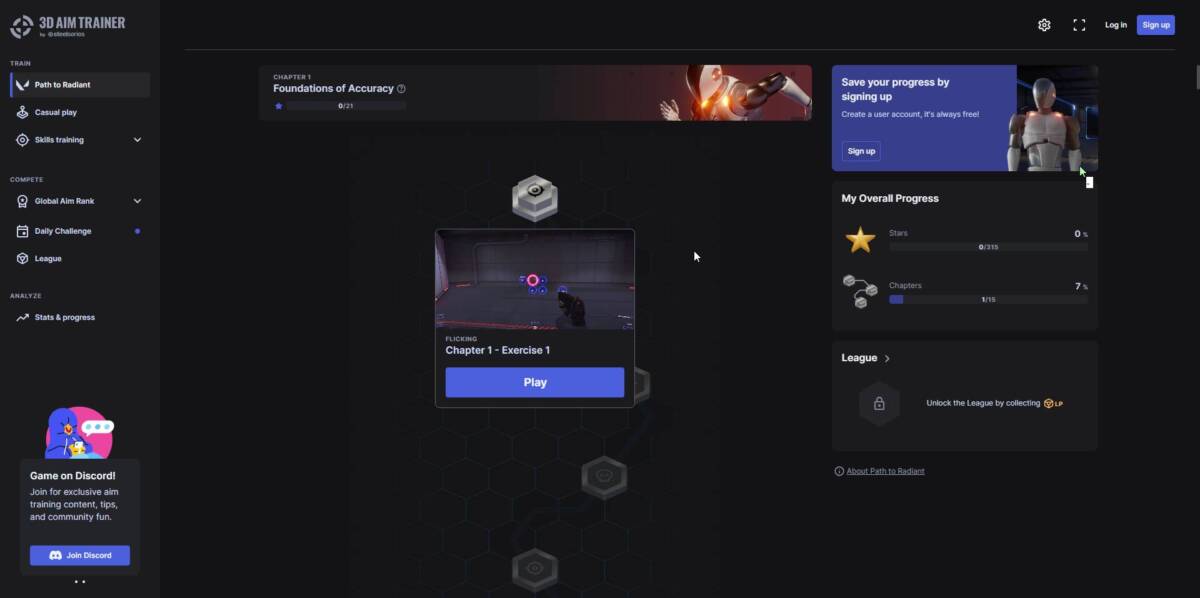 無料でブラウザだけで始められるFPS用のエイム練習サービス『3D AIM TRAINER』