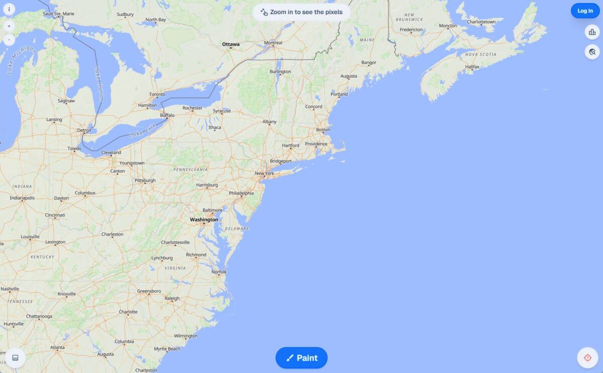 地球全体がお絵描きキャンパスになったWebサービス 『Wplace』