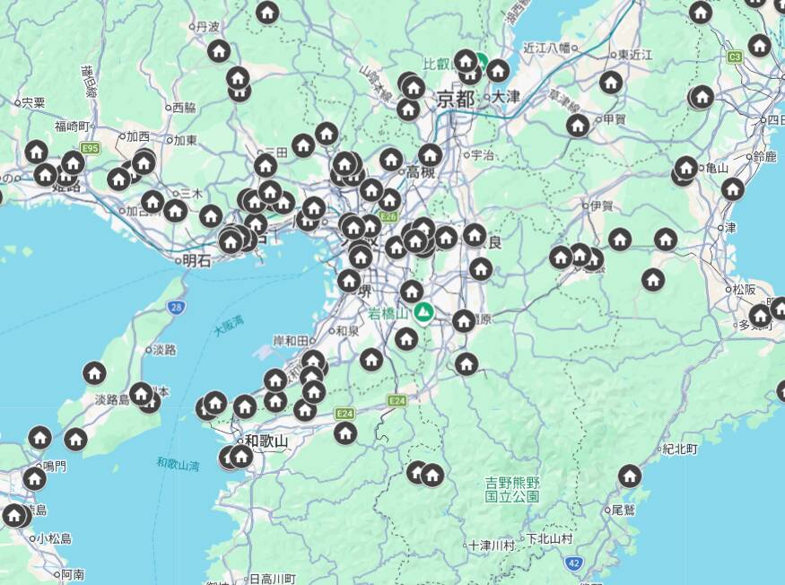 全国1,000件以上の廃墟を地図で探せるブラウザ完結のWebサービス『haikyomap』