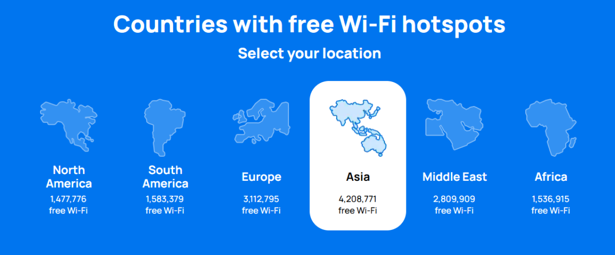 世界中の無料Wi-Fiスポットを一発検索できるWebサービス『WiFi Map』